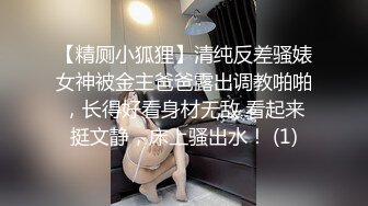 【精厕小狐狸】清纯反差骚婊女神被金主爸爸露出调教啪啪，长得好看身材无敌 看起来挺文静，床上骚出水！ (1)