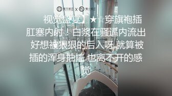 ❤️视觉盛宴】★☆穿旗袍插肛塞内射！白浆在骚逼内流出 好想被狠狠的后入呀 就算被插的浑身抽搐 也离不开的感觉