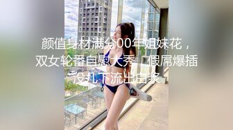  颜值身材满分00年姐妹花，双女轮番自慰大秀，假屌爆插没几下流出白浆