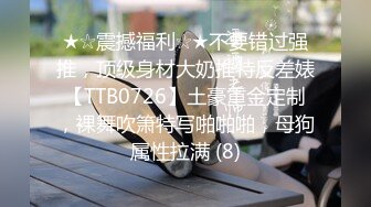 ★☆震撼福利☆★不要错过强推，顶级身材大奶推特反差婊【TTB0726】土豪重金定制，裸舞吹箫特写啪啪啪，母狗属性拉满 (8)