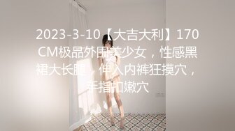 2023-3-10【大吉大利】170CM极品外围美少女，性感黑裙大长腿，伸入内裤狂摸穴，手指扣嫩穴