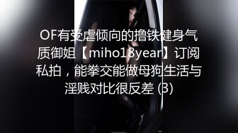 OF有受虐倾向的撸铁健身气质御姐【miho18year】订阅私拍，能拳交能做母狗生活与淫贱对比很反差 (3)