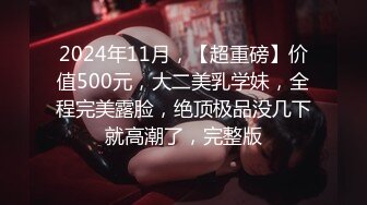 2024年11月，【超重磅】价值500元，大二美乳学妹，全程完美露脸，绝顶极品没几下就高潮了，完整版