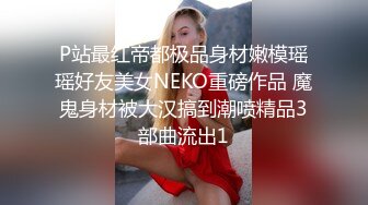 P站最红帝都极品身材嫩模瑶瑶好友美女NEKO重磅作品 魔鬼身材被大汉搞到潮喷精品3部曲流出1